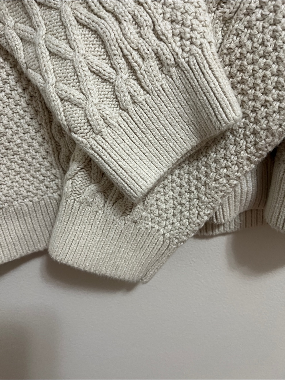 J. Crew Women’s Cable Knit Crewneck Sweater 100% Cotton Chunky Casual Cozy - Picture 7 of 12